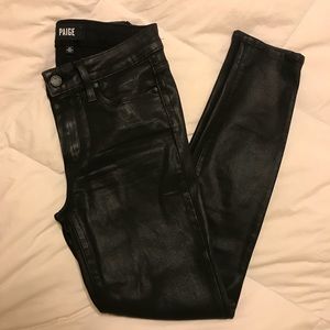Paige - ‘Hoxton ankle’ coated skinny jean
